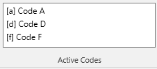 ActiveCodesList