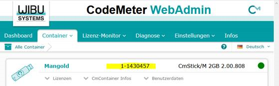 CodeMeter-WebAdmin