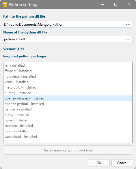 Python_SettingsInstalliert