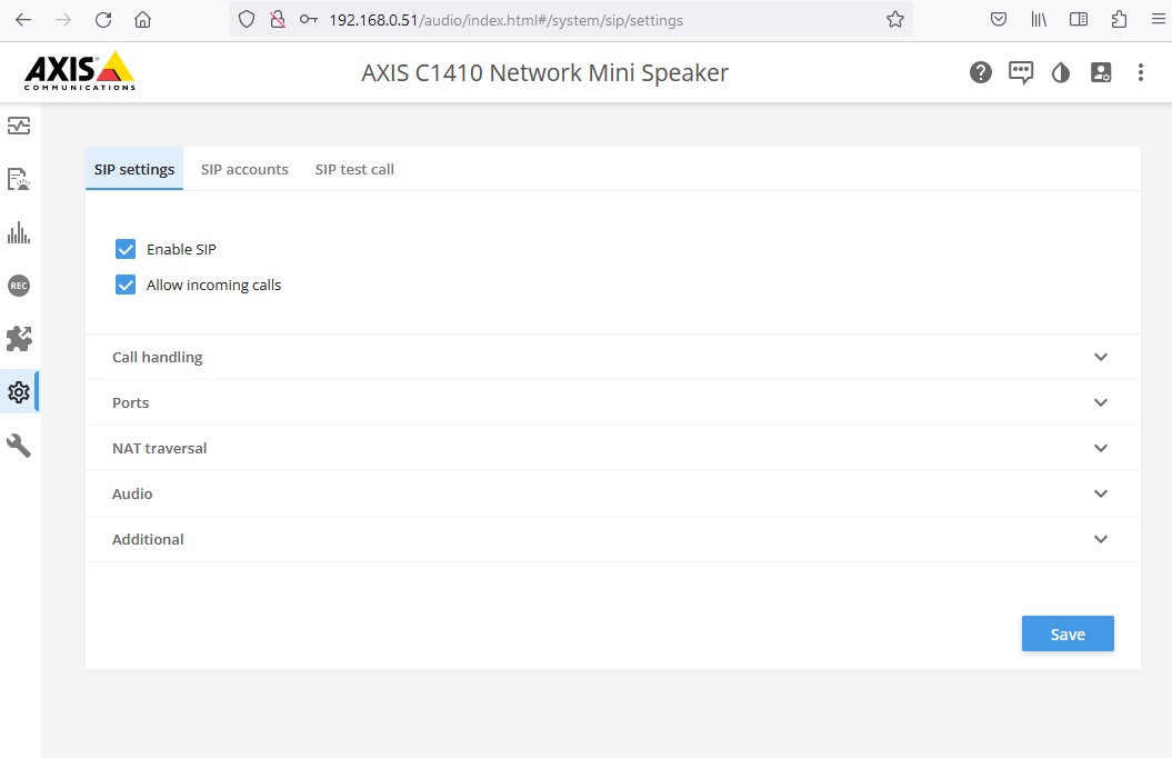 Axis_IPspeaker-SIP-settings1