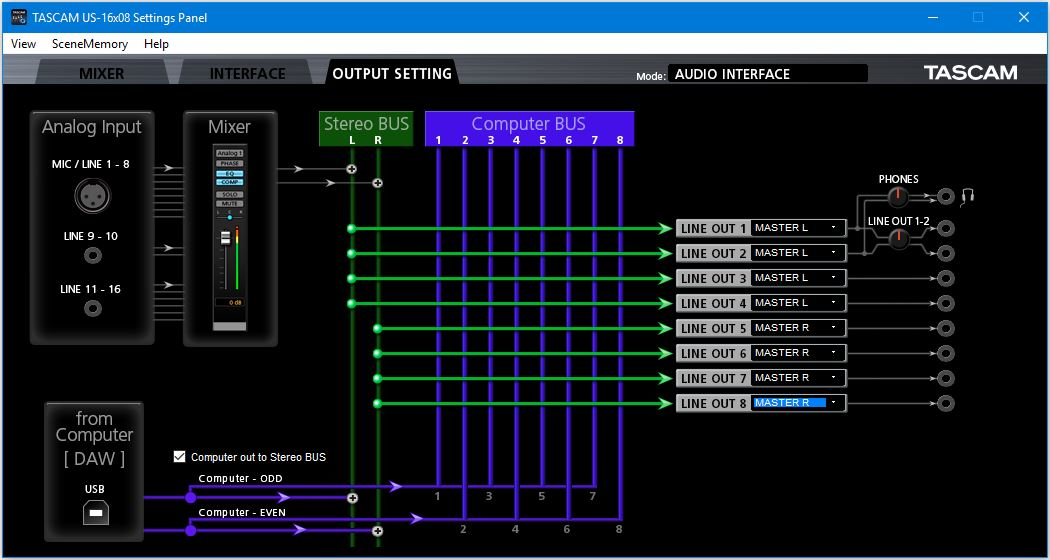 VSP_TASCAM_SettingsPanel