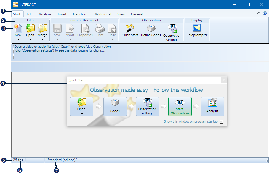 INTERACT ApplicationWindow_Startup